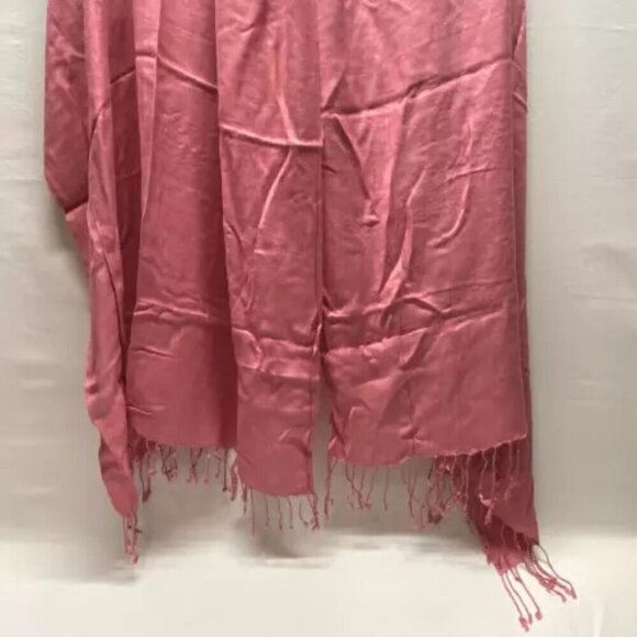 Pashmina Scarf Wrap Shawl One Size Light Pink Multi Style Fashion Wear NWOT - Picture 3 of 7